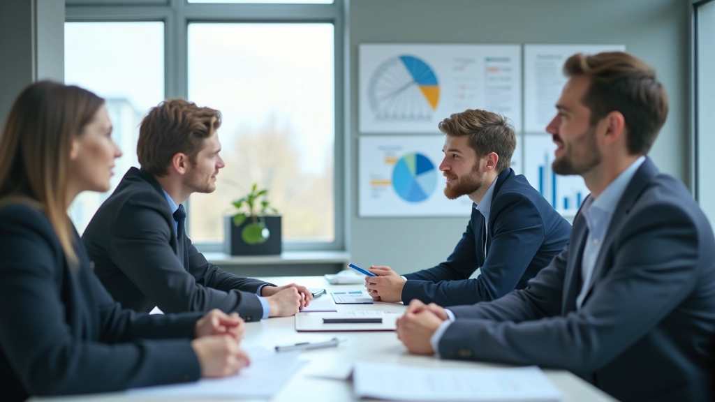 Moderne Lernumgebung für wirtschaftliche Bildung mit Studierenden und Lehrmaterialien